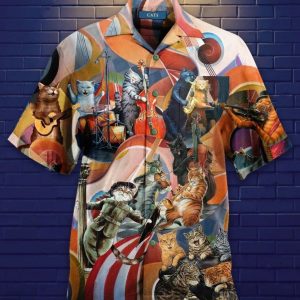 Cats 3d All Over Printed Hawaiian Shirt