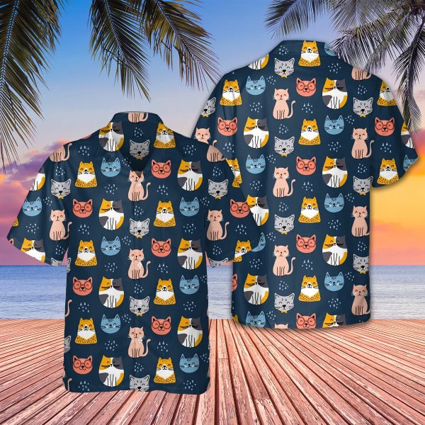 Cats Lover Hawaiian Beach Tropical Hawaii Shirt