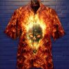 Check Out This Awesome Hawaiian Shirts Skull Hot As Hell