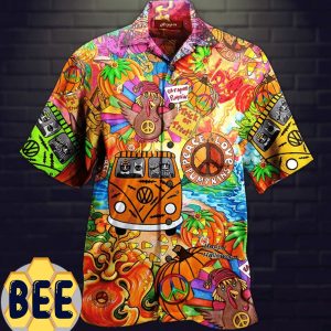 Check Out This Awesome Hippie Halloween Hawaiian Shirt-1