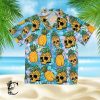 Chillicothemall Tropical Pineapple Skull Hawaiian Shirt
