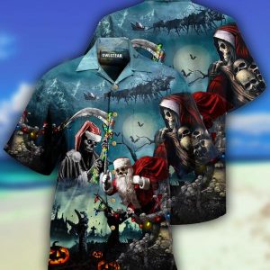 Chistmas Santa Claus Skull Limited – Hawaiian Shirt