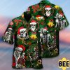 Christmas Holiday And Happy Skull Full Print Trending Hawaiian Shirt-1