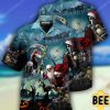 Christmas Holiday And Santa Skull Full Print Trending Hawaiian Shirt-1