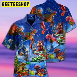 Christmas Holiday Dragon World Trending Hawaiian Shirt-1