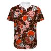 Cleveland Browns Hawaiian shirt flower summer 2022 gift for fans