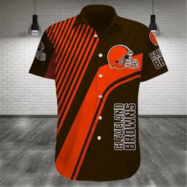 Cleveland Browns Shirt summer cross design for fans