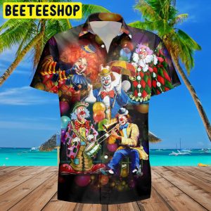 Clown Less Frownin Trending Hawaiian Shirt-1