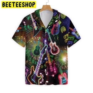 Colorful Guitars Trending Hawaiian Shirt-1