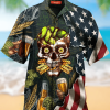 Cool Skull Hop Barley Halloween Hawaiian Aloha Shirts