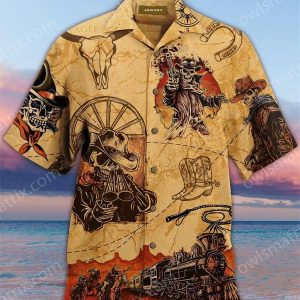 Cowboy Skull Love Life Limited – Hawaiian Shirt Hawaiian Shirt