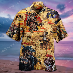 Cowboy Skull Pirates Love Life Limited – Hawaiian Shirt 6 Hawaiian Shirt
