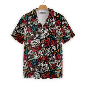 Day Of The Dead Skull Hawaiian Shirt Best Skull Shirt For Men And Women-1
