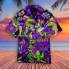 Dinosaur Happy Mardi Gras Hawaiian Shirts Fullsize For Men And Women