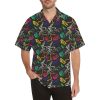 Dinosaur Skull Color Print Pattern Hawaiian Shirt