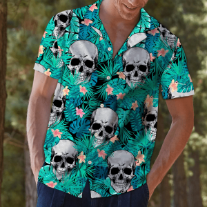 Discover Cool Skull Tropical Hawaiian Shirts