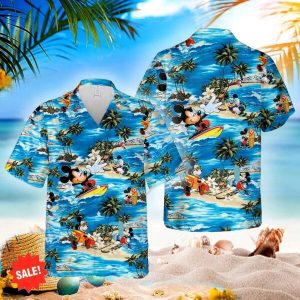 Disney Mickey Hawaiian 3d Shirt