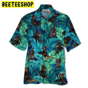 Doberman 3d All Over Printed Trending Hawaiian Shirt-1