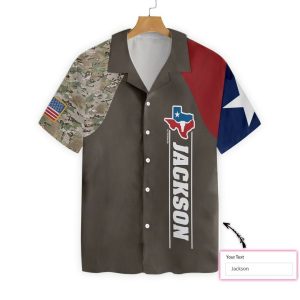 Dont Mess With Texas Camo Texas Personalized Hawaiian Shirt