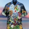 Dragon Flowers 3d All Over Printed Hawaiian Shirt