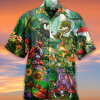 Dragon Mushroom 3d All Over Printed Hawaiian Shirt