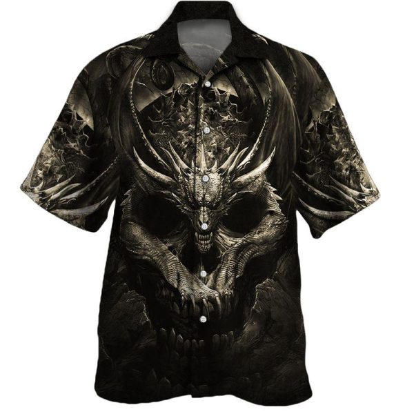 Dragon Skull Hawaiian Shirt