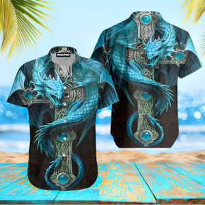 Dragon Skull Hawaiian Shirt For Men Women Adult Wt5048-1