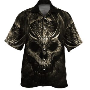 Dragon Skull Hawaiian Shirt Unisex Adult