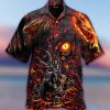Dragon Skull Lava Hawaiian Shirt