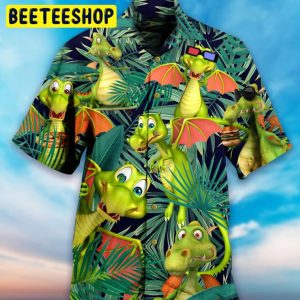 Dragon Tropical Love Life Trending Hawaiian Shirt-1