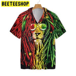 Dreadlocks Rasta Lion Trending Hawaiian Shirt-1