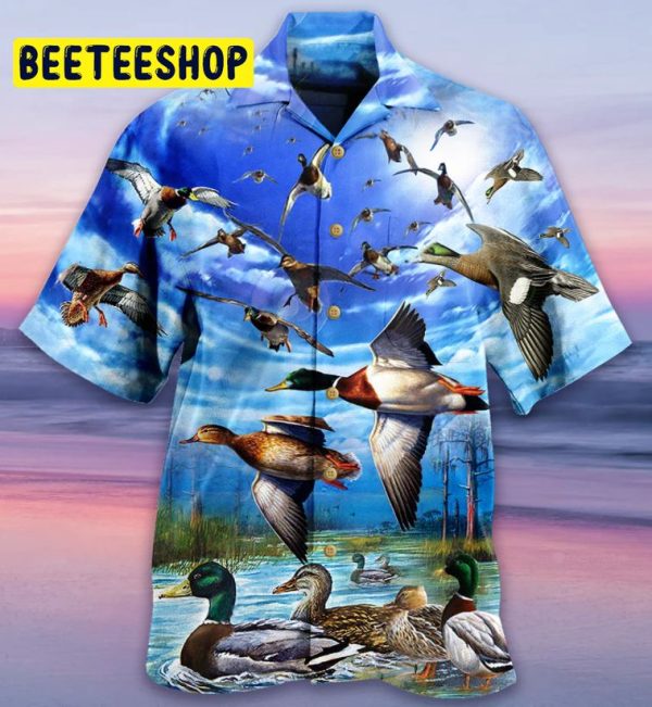 Ducks Keep Your Freedom Wild Trending Hawaiian Shirt-1