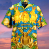 Easter Golden Bunny Rabbit Hawaiian Shirt