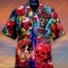 Eat You Up Apple Skull Aloha Hawaiian Shirt