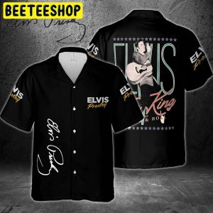 Elvis Presley The King Of Rock Roll Trending Hawaiian Shirt-1