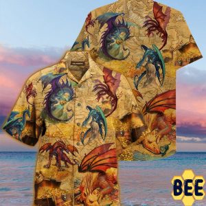Every Treasure Is Guarded By Dragons Trending Hawaiian Shirt-1