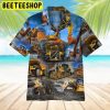Excavator 3d All Over Printed Trending Hawaiian Shirt-1