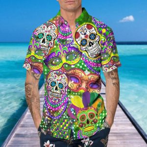 Festival Sugar Skull Hawaiian Shirt This Trends Summer Beach