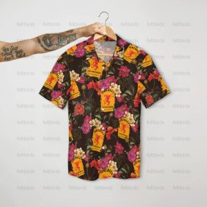 Fireball Canadian Whiskey Hawaiian Shirt