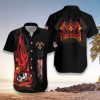 Firefighter Skull Flame Hawaiian Shirt Unisex Adult