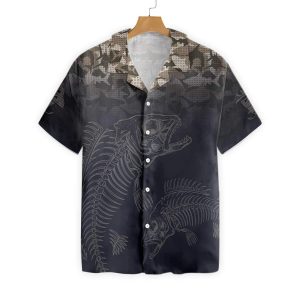 Fish Reaper Fish Skull Skeleton Hawaiian Shirt