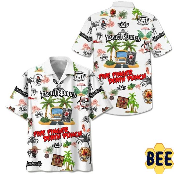 Five Finger Death Punch Aloha Trending Hawaiian Shirt-1