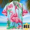 Flamingo Hawaiian Shirt Beach Short-1