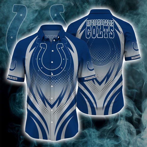 Indianapolis Colts NFL Hawaiian Hoodie T-Shirt Zip Hooded Sweatshirt