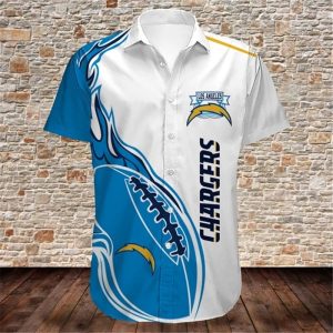 Los Angeles Chargers Shirts Cute Flame Balls graphic gift for men