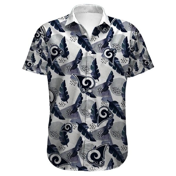 Los Angeles Rams Hawaiian Shirt flower summer 2022 gift for fans