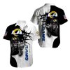 Los Angeles Rams button-up shirt Iron Maiden gift for Halloween