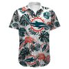 Miami Dolphins Hawaiian Shirt flower summer 2022 gift for fans