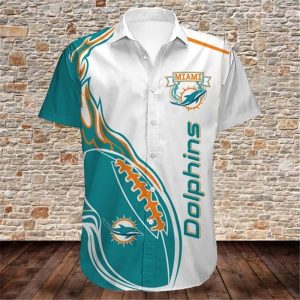 Miami Dolphins Shirts Cute Flame Balls graphic gift for men