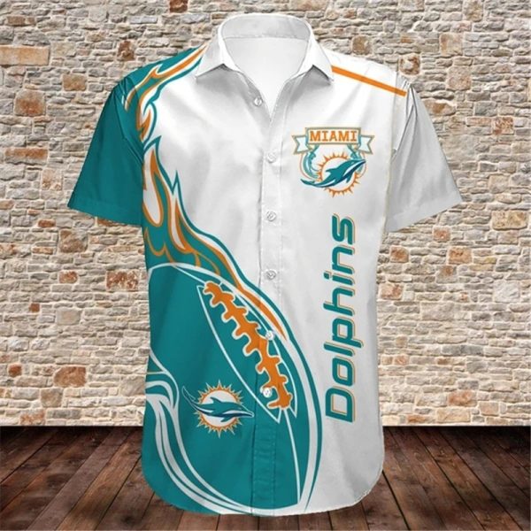 Miami Dolphins Shirts Cute Flame Balls graphic gift for men